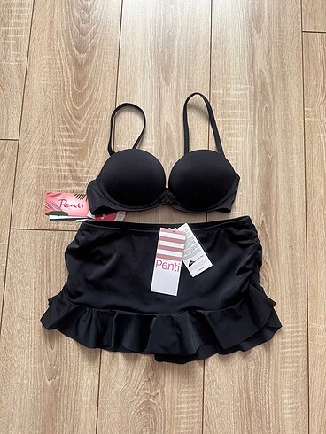 Etekli bikini takım