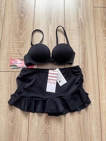 s Beden Etekli bikini takım