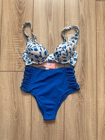 m Beden Yüksek bel bikini takım