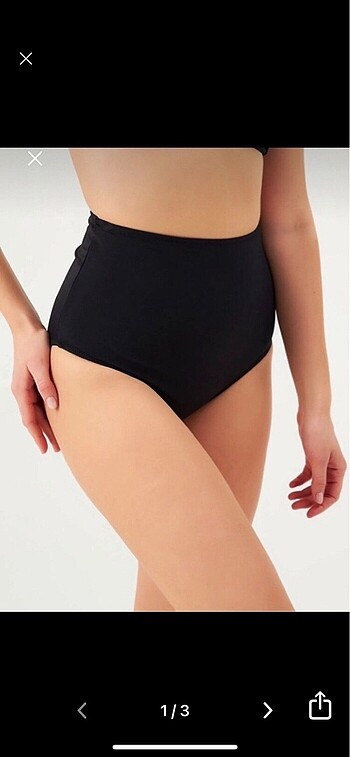 Toparlayıcı yüksek bel bikini