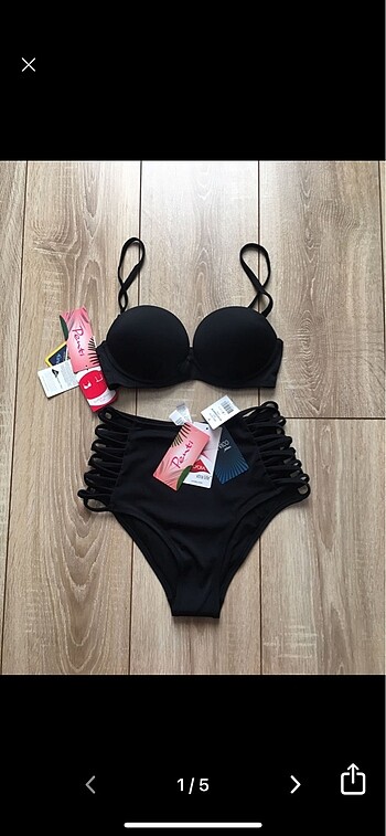 Yüksek bel bikini takım