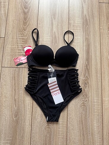 Yüksek bel bikini takım