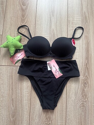 Yüksek bel bikini takım
