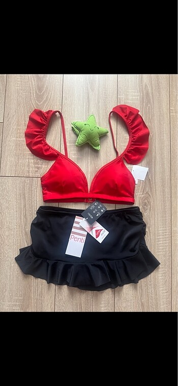 Etekli bikini takım