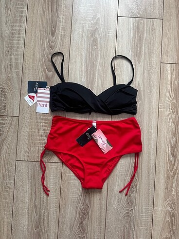 xl Beden kırmızı Renk Bikini takım