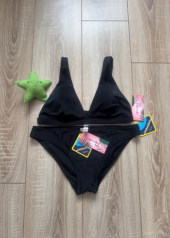 l Beden Siyah Bohem Mini Bikini