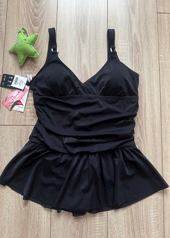 Siyah Fırfırlı Mini Strappy Mayo