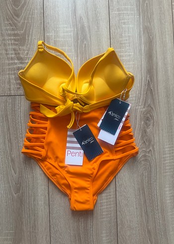 Penti Penti Sarı Strappy Bikini Takımı