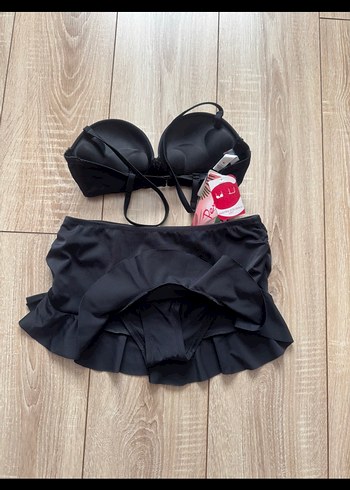 Penti Penti Siyah Mini Bikini Etekli Takım