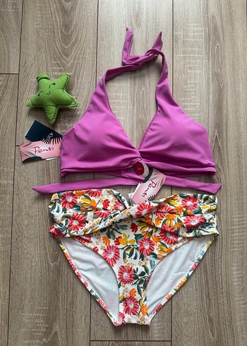 Penti Çiçek Desenli Mini Bikini Takımı
