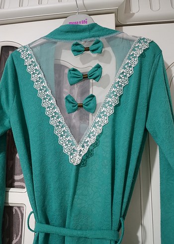 Yeşil Midi Kadın hırka - Görsel 3