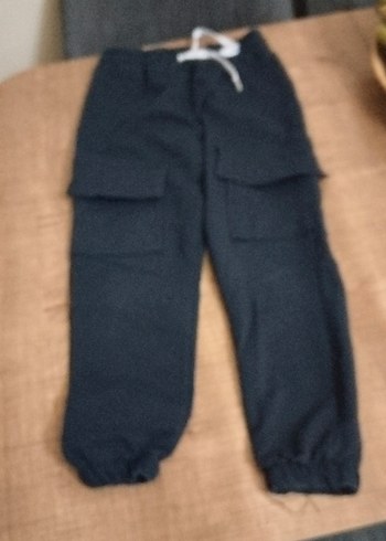 kız Kapüşonlu lacivert Bol Kesim Eşofman Takımı - Görsel 3