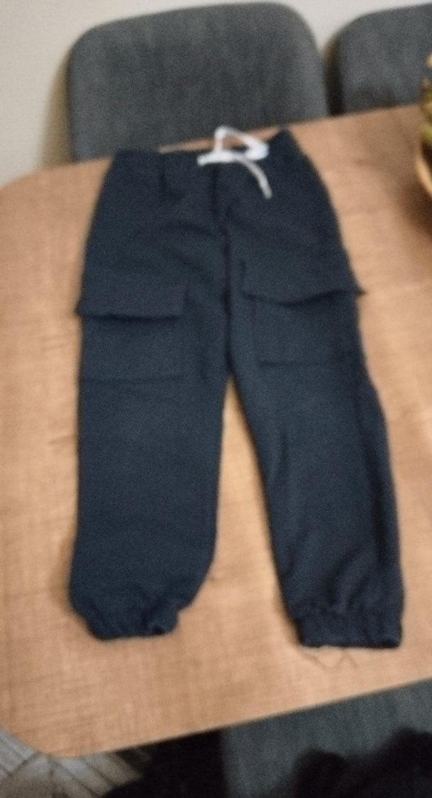 kız Kapüşonlu lacivert Bol Kesim Eşofman Takımı - Görsel 3