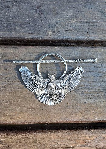 Accessorize Antik Viking Baykuş Toka (otantik bohem)