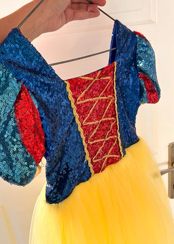 Kız Çocuk Renkli Karakter Kostümü (Pamuk Prenses) - Görsel 2