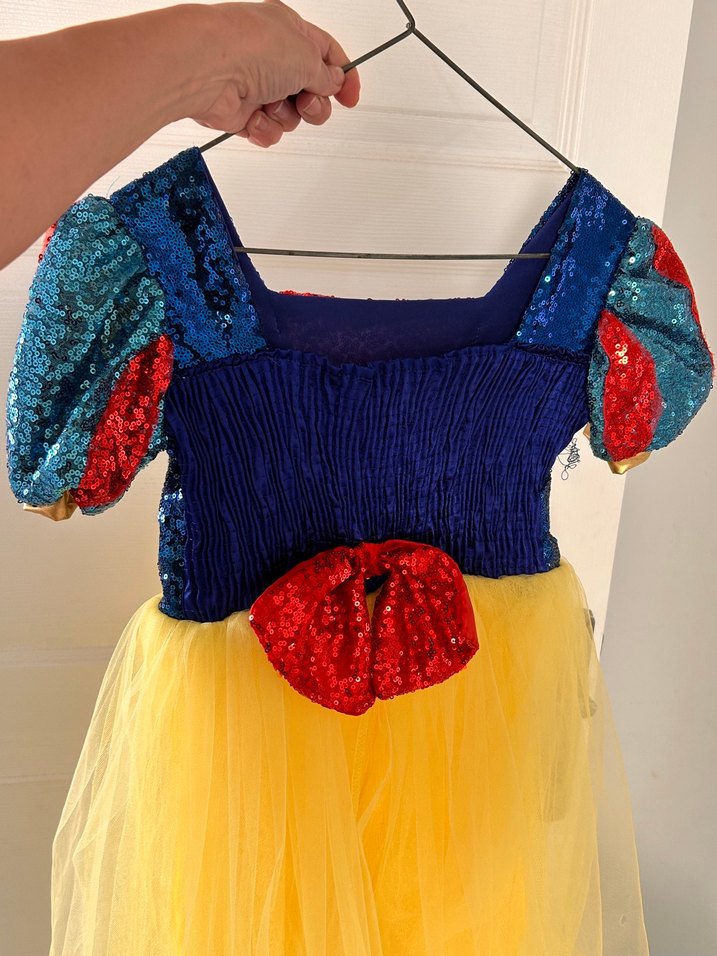 Kız Çocuk Renkli Karakter Kostümü (Pamuk Prenses) - Görsel 3