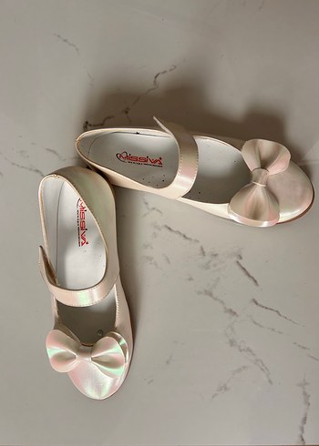 Kız Çocuk Sedef beyazı babet - Görsel 3