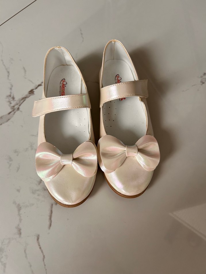 Kız Çocuk Sedef beyazı babet - Görsel 2