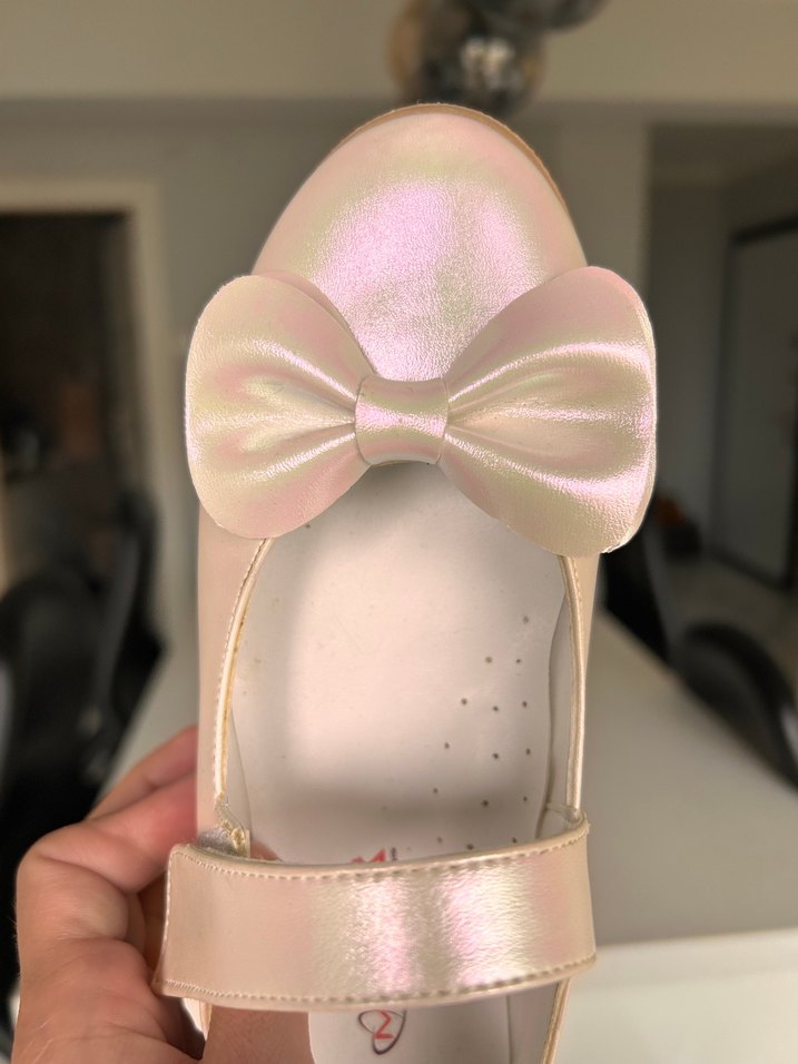 Kız Çocuk Sedef beyazı babet - Görsel 4