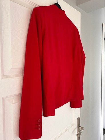 Kırmızı Blazer Ceket - Görsel 5