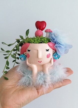  Beden pembe Renk Saksı tasarım 