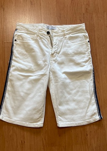 Zara Ekru Denim Sort