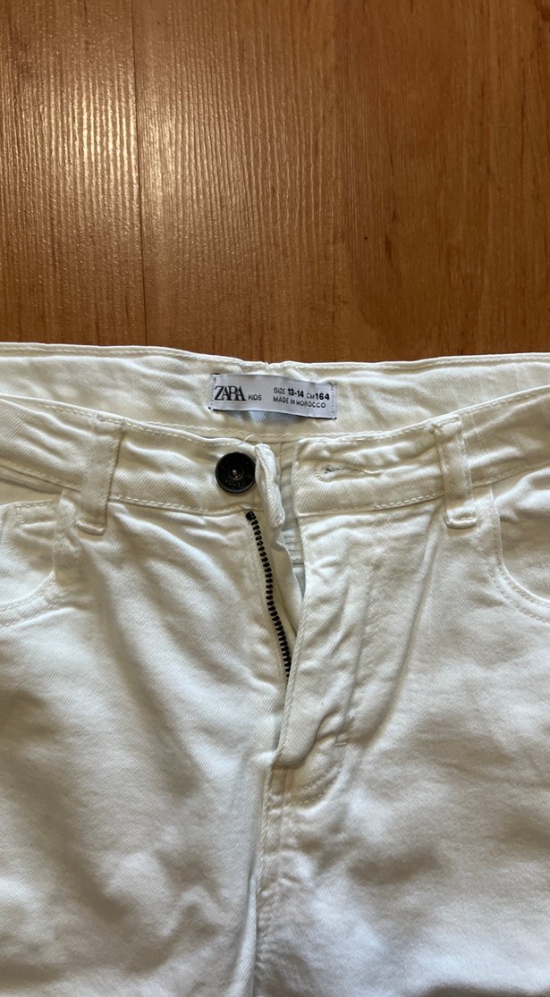 Ekru Denim Şort — görsel 2/5