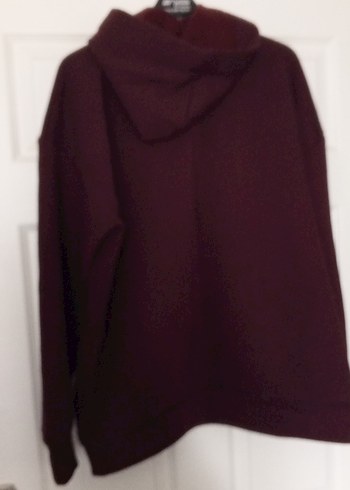 42 Beden Bordo Kapüşonlu Kadın Sweatshirt