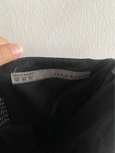 xs Beden siyah Renk Zara Straplez Abiye Balon Etek Elbise