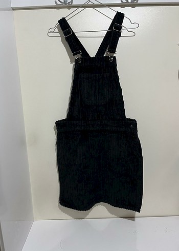Topshop Siyah Kadife Mini Tulum Rahat Ve Sik
