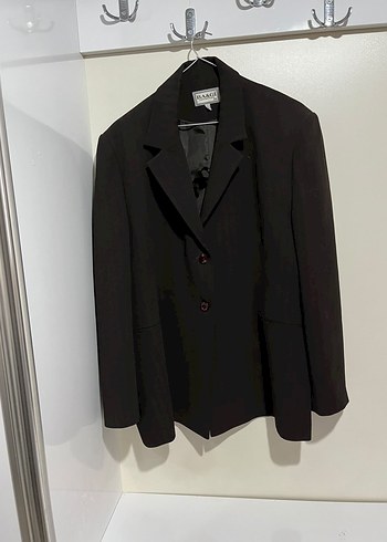Diğer Kahve Klasik Kadin Blazer Ceket