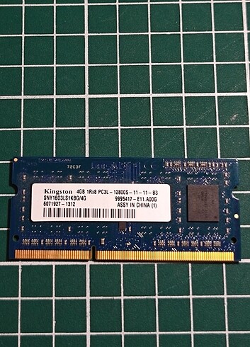 Kingston 4GB DDR3 1600Mhz Notebook Ram