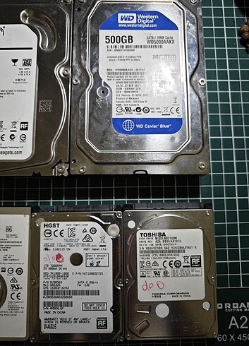  Beden Renk Seagate WD Harddisk HDD Arızalı Bozuk