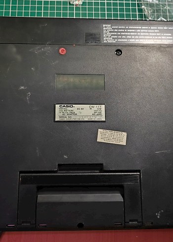 Casio CW-11 Vintage Elektronik Yazıcı - Görsel 7