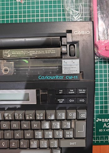 Casio CW-11 Vintage Elektronik Yazıcı - Görsel 2
