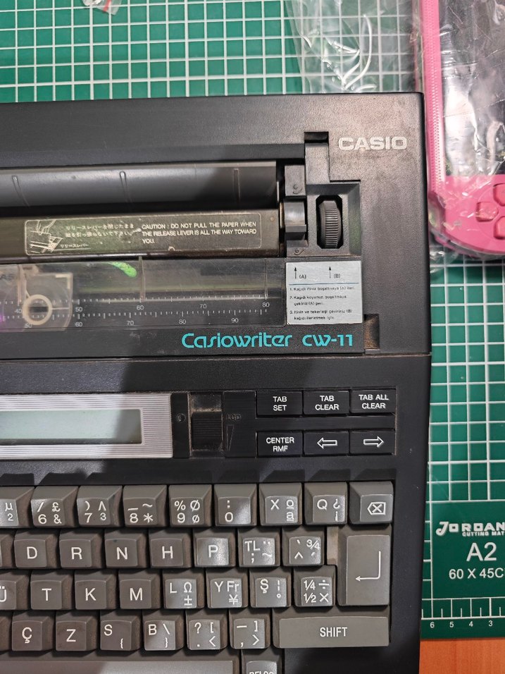 Casio CW-11  Vintage Elektronik Yazıcı - Görsel 2