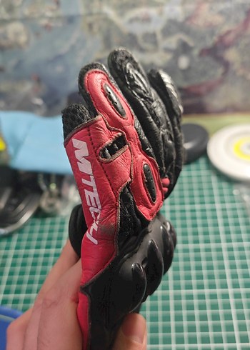 Stroke Air Glove Deri Motosiklet Eldiven - Görsel 4