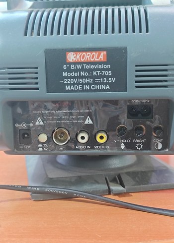 Portatif Mini TV Televizyon Radyo - Görsel 6