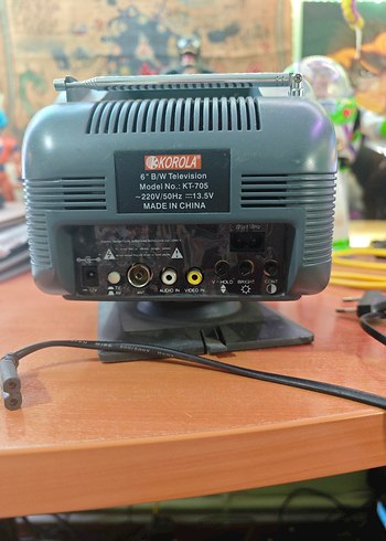 Portatif Mini TV Televizyon Radyo - Görsel 5