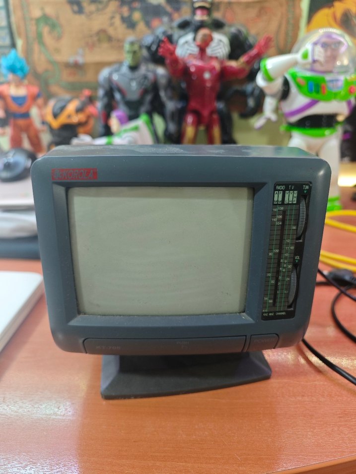 Portatif Mini TV Televizyon Radyo - Görsel 2