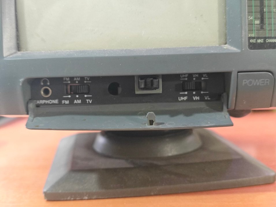 Portatif Mini TV Televizyon Radyo - Görsel 3