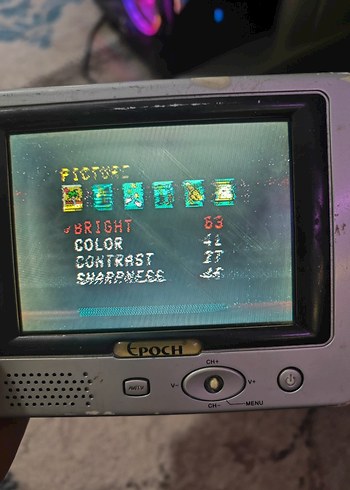 Mini Küçük LCD TV Televizyon - Görsel 2