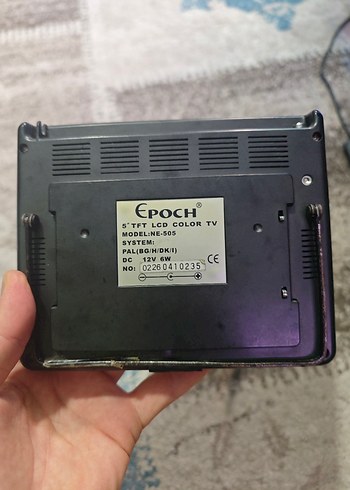 Mini Küçük LCD TV Televizyon - Görsel 6