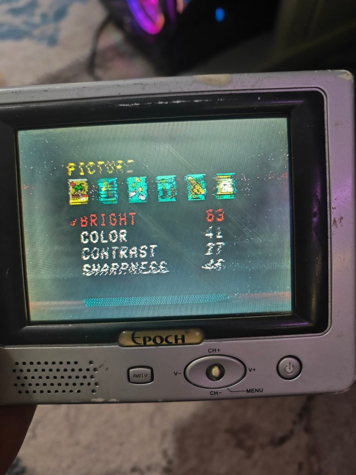 Mini Küçük LCD TV Televizyon - Görsel 2