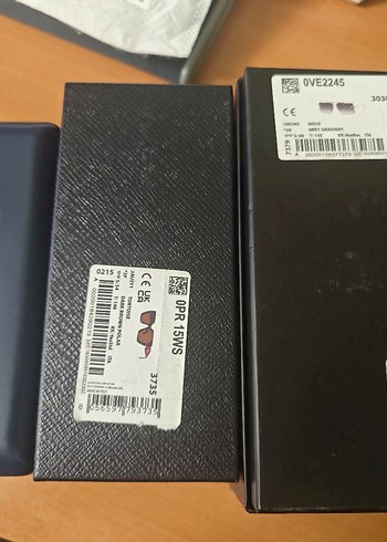 Beden altın Renk Versace Prada Mustang Gözlük Kutuları