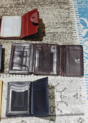 Erkek Deri Cüzdanlar - Koyu Tonlar - Görsel 6