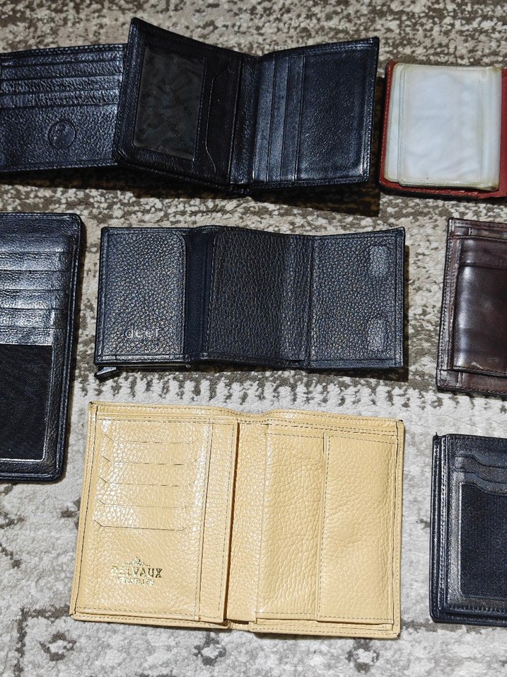 Erkek Deri Cüzdanlar - Koyu Tonlar - Görsel 5