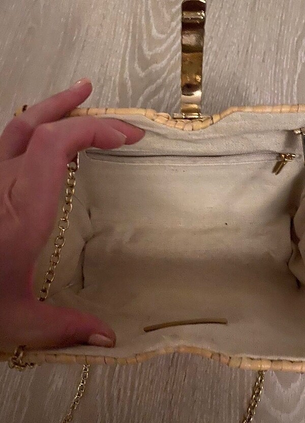 Zara hasır çanta - Görsel 3