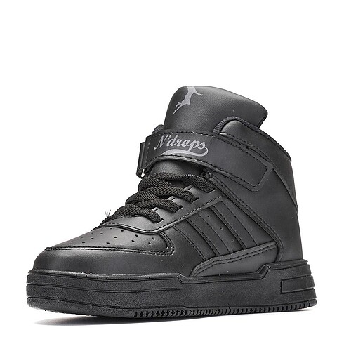 Adidas Çocuk Unisex Siyah Boğazlı Basket Spor Ayakkabı Air Jo