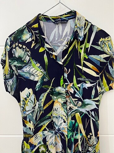LC Waikiki Çiçekli Viskon elbise